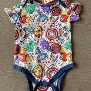 Marvel baby onesie